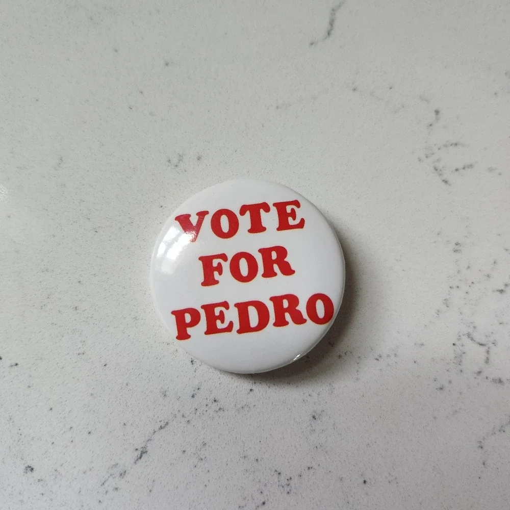 Hot Topic Vote‎ for Pedro Vintage 2004 Napoleon Dynamite Pin 1.5 In